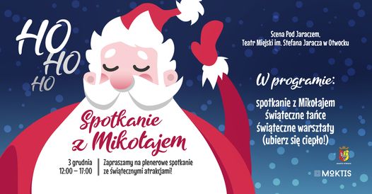 Spotkanie z Mikołajem 3 grudnia - SOBOTA O 12:00 – 17:00